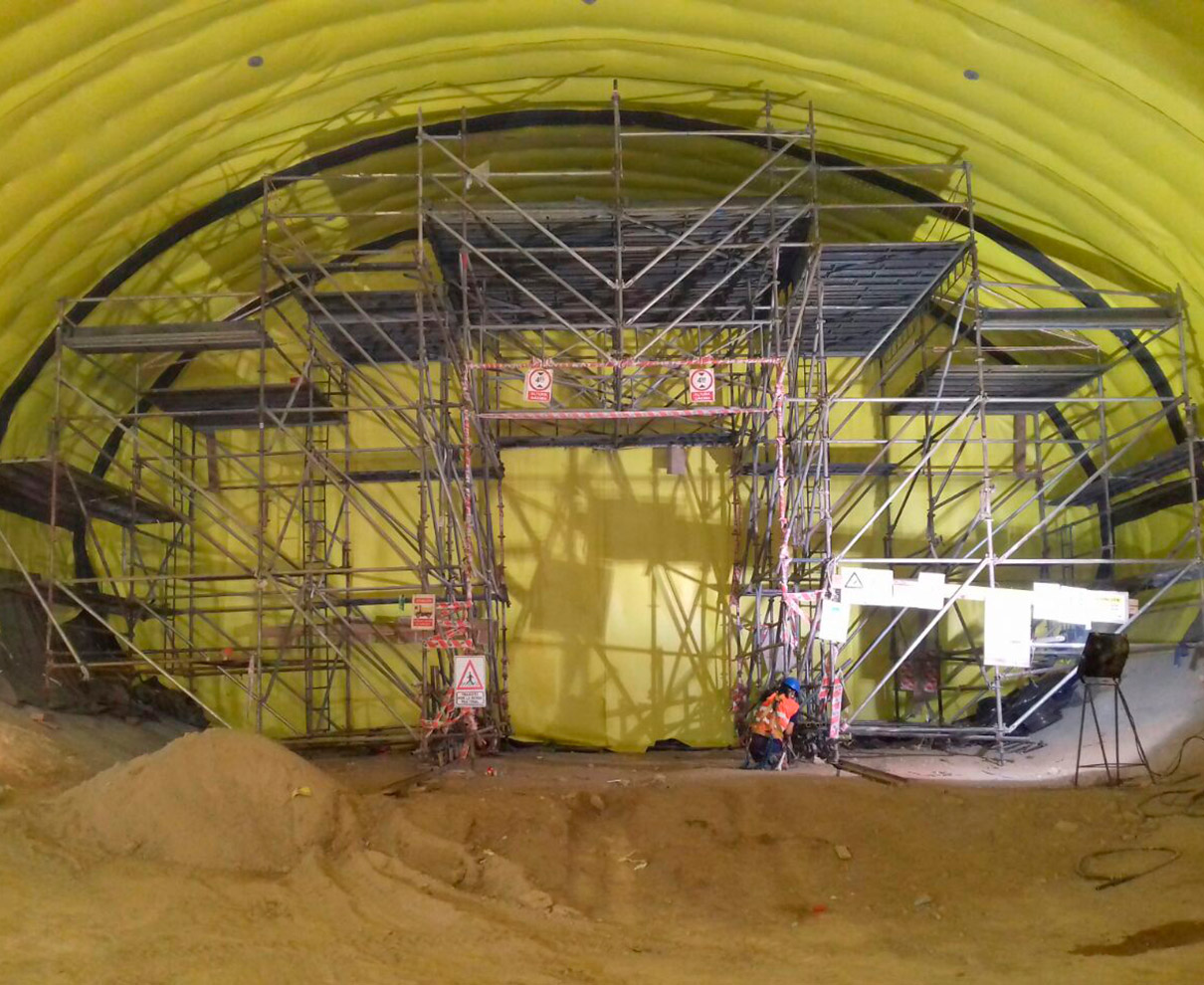 Subte H - Taller Parque Patricios
