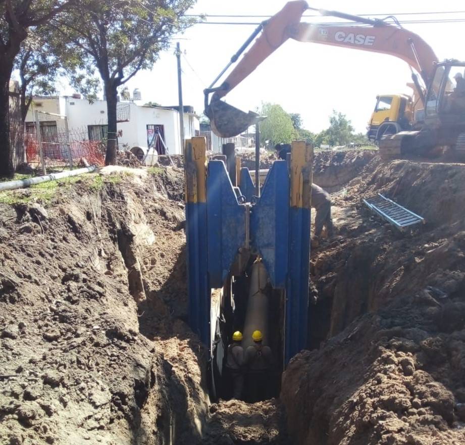 Colector cloacal en la Ciudad de Santa Fe, Reconquista